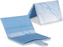 Cell Phone Card Holder Stick on Wallet Phone Pocket for iPhone, Android and All Smartphones (Blue)