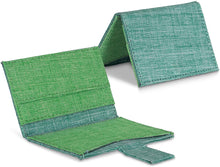 Cell Phone Card Holder Stick on Wallet Phone Pocket for iPhone, Android and All Smartphones Fabric Green
