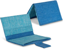 Cell Phone Card Holder Stick on Wallet Phone Pocket for iPhone, Android and All Smartphones - Blue